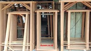 Harga 1 Set Kusen Pintu Dan Jendela Kayu Meranti